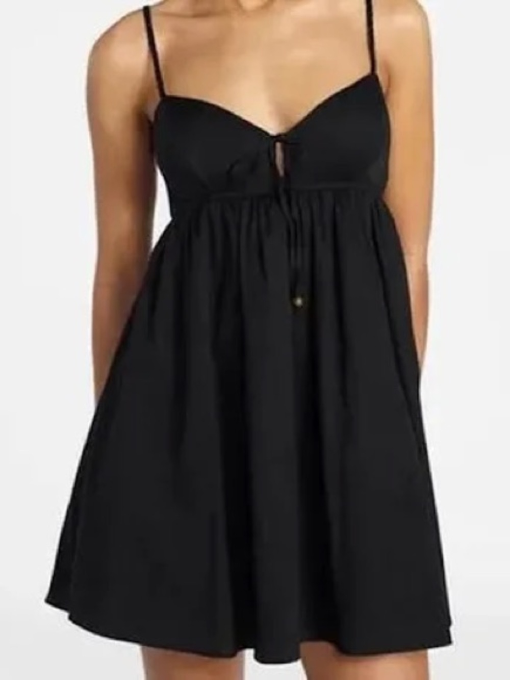 NO BOUNDARIES SLEEVELESS BABYDOLL DRESS